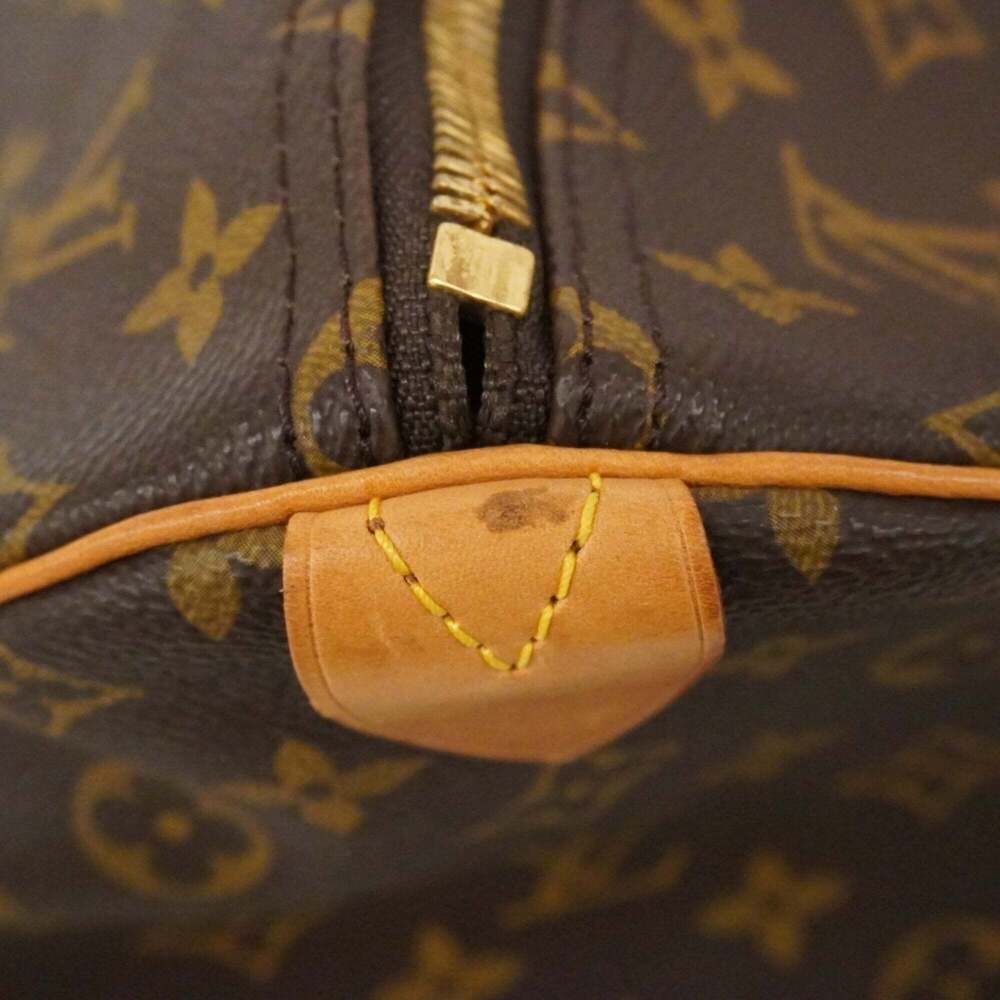 LOUIS VUITTON Authentic Brown Monogram Keepall 55 Boston Bag - Picture 10 of 13